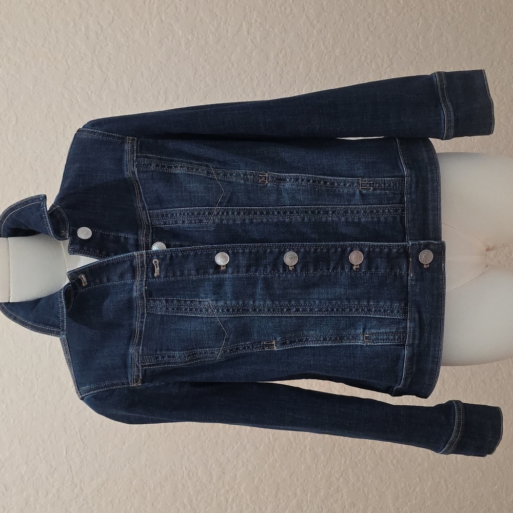 LIKE NEW - Chico's Indigo Denim Jacket Size 00 Petite